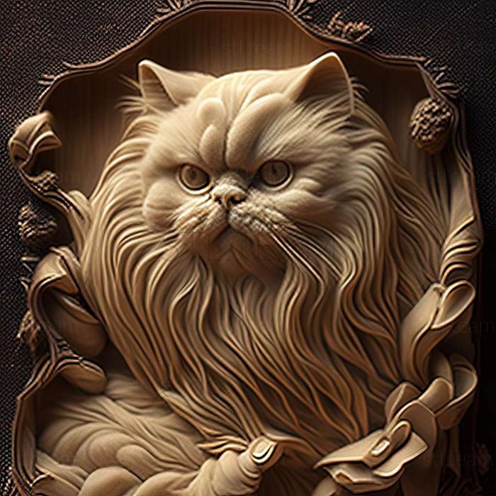 3D model Himalayan cat (STL)